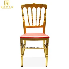 Kursi Napoleon Besi Logam Dengan Bantalan Tetap