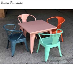 Meja Anak Tolix Besi Baja Logam